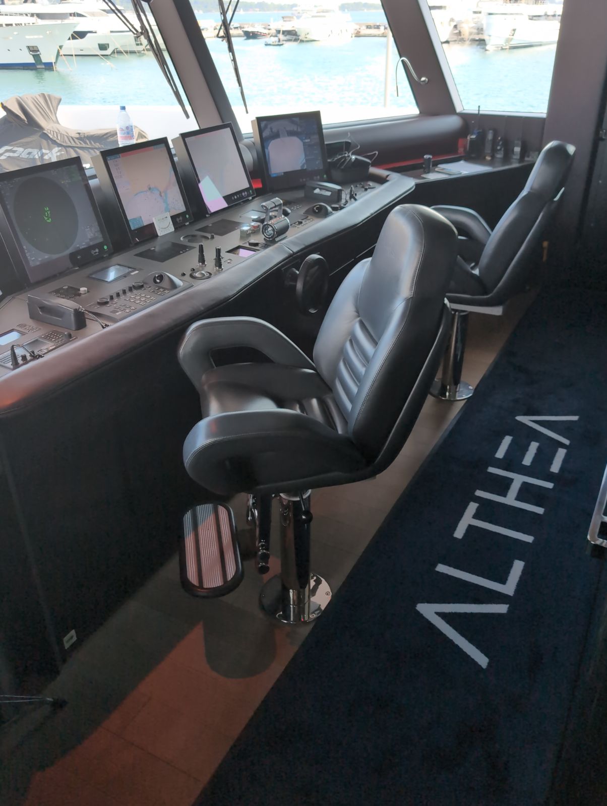 Tapis personnalisé Althea sur yacht